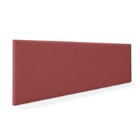 cabecero de lino natural liso 135x50cm camas 120135 - rojo