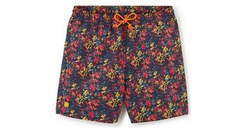 Shorts de bano lagoped kaja rojo amarillo