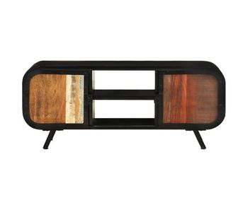 Mueble para la tv madera maciza reciclada 110x30x45 cm