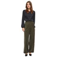 vila pantalones courdie trousers - forest night para mujer