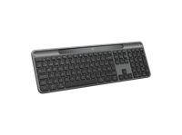 teclado numerico - logitech signature slim solar bluetooth alimentacion por luz solar y artificial multidispositivo pc-mac personalizable negro