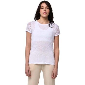 Leone 1947 Camiseta Woman Short Sleeves Lace para mujer