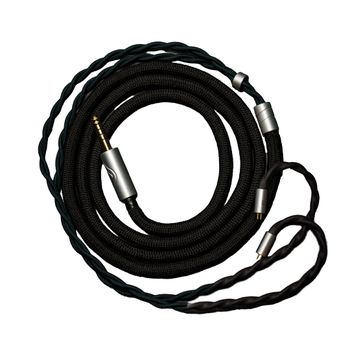 Cable de Alta Pureza Yanyin INK ABYSS para Monitores Intrauditivos con Estructura Coaxial de Doble Hélice para una Transmisión de Señal Pura