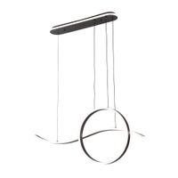 colgante style negro 205w 3000-4000-6000k 17940lm cluz ambiente remoto y regintensidad regx100x15cm
