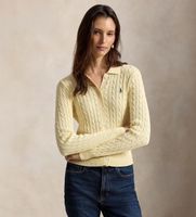 polo ralph lauren para mujer 211971881504 cardigan de algodon en punto de ochos beige m casual