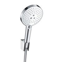 set de soporte de ducha hansgrohe raindance select s 120 3jet con flexo de ducha 160 cm 26721400