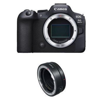 Cámara Mirrorless Canon EOS R6 Mark II 24.2 MP Sensor Full Frame WiFi Estabilizador 8 pasos Bague EF-EOS-R