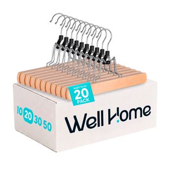 Set de 20 perchas para pantalones