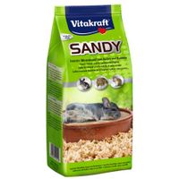 vitakraft arena sandy chinchilla roedores  lechos y sustratos - 1 kg