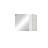 espejo de diseno con almacenamiento 110x75 cm coleccion isora color blanco efecto madera