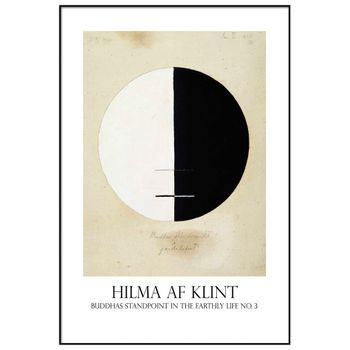 Panorama Cuadro Enmarcado Hilma Af Klint 70x100 Cm
