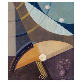 Legendarte - Cuadro Lienzo, Impresión Digital - Composición Ba220 - Karol Hiller - Decoración Pared Cm. 50x60