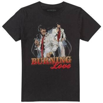 Elvis Presley Camiseta Burning Love para hombre
