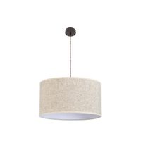 abrila colgante modelo happy beige con pantalla de 3 luces
