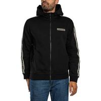 emporio armani ea7 jersey sudadera con cremallera y logo de caja para hombre