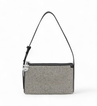 TOUS para mujer. 2002019255 Bolso Plata Party negro (OSFA), Casual, Fiesta, Poliuretano