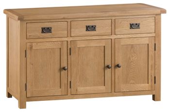 Sydney 3 Door 3 Drawer Oak Sideboard