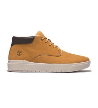 Timberland para hombre. TB0A5S4Z2311 Zapatillas de piel de media caña con cordones Seneca Bay Marrón (44), Plano, Casual, Sostenible