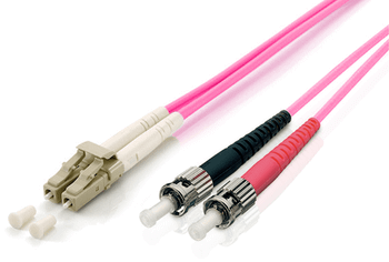 CABLE FIBRA OPTICA MULTIMODO LIBRE HALOGENOS LC/ST 50/125u 1M OM4