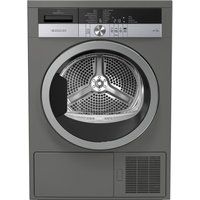 grundig tumble dryer gtn38250mgcg 8 kg heat pump  - graphite graphite