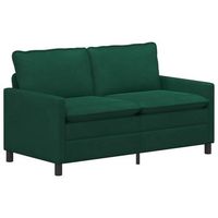 sofa verde oscuro 156 x 81 x 875 cm terciopelo vidaxl