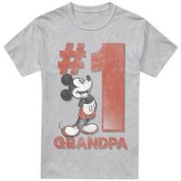 disney camiseta number 1 grandpa para hombre