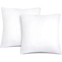 vigivision pack 24 rellenos cojines decorativos  cojin acolchado para el hogar almohadon relleno de fibra hueca para el sofa o el coche en todos los tamanos 40x40 45x45 50x50 60x60 30x50 40x60