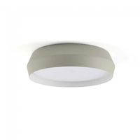 plafon de techo led shoku gris 24w