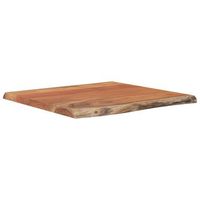 tablero cuadrado madera maciza acacia borde vivo 60x60x25 cm vidaxl