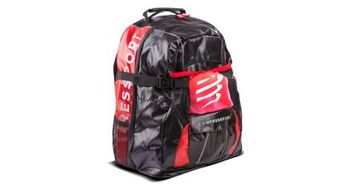 Bolsa compressport globeracer negra   roja unisex