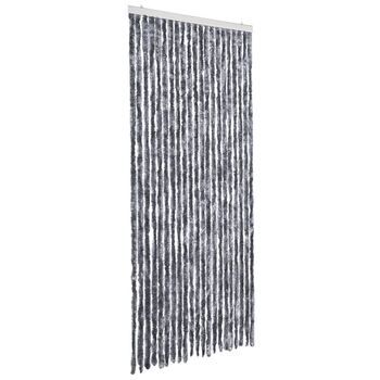 Cortina Mosquitera | Mosquitera De Chenilla Plateada 90x220 Cm