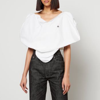 Vivienne Westwood Heart-Shaped Organic Cotton-Poplin Top - IT 42/UK 12