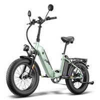 bicicleta electrica fafrees ff20 polar - motor 500w bateria 48v1342ah 20 frenos de disco hidraulicos - verde
