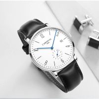 relojes de negocios de moda de marca carnival para hombre relojes de pulsera automaticos de lujo reloj calendario ultrafino resistente al agua reloj para hombre