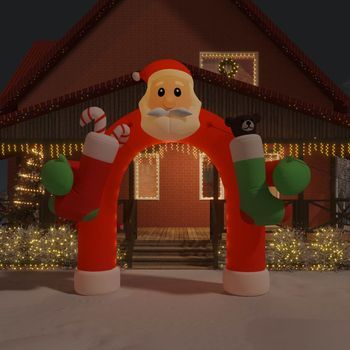 Puerta De Arco Inflable De Navidad | Decoraciones De Navidad Con Led 320 Cm Cfw386085