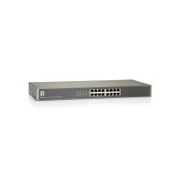 switch levelone fsw-1650 16 puertos fast ethernet no administrado montaje rack