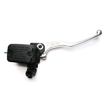 Cilindro maestro de freno delantero 22mm Brembo PS16 negro palanca gris