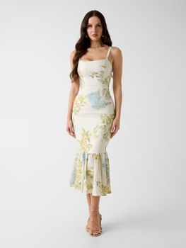 Vestido Mezcla De Lino