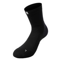 bauerfeind ultralight mid cut calcetines para correr mujeres-negro
