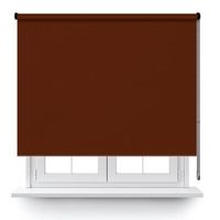estor enrollable opaco marron 230x150cm
