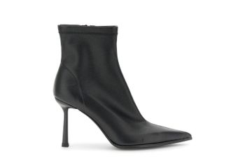 botines elásticos efecto piel black 39