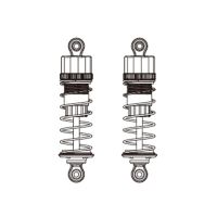 mjx 16207 116 piezas de repuesto originales para coches rc amortiguadores de aceite de metal delanterostraseros acceso