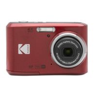 camara compacta kodak pixpro fz45 16mp zoom 4x full hd roja