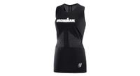 camiseta de tirantes compressport mujer ironman dazzle negra