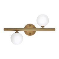 aplique para pared chatou  40x12x26 cm color dorado vente-unique