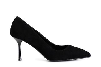 zapato de salón de ante black