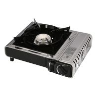 cocina de gas klack portatil 2200w acero esmaltado maletin seguridad camping