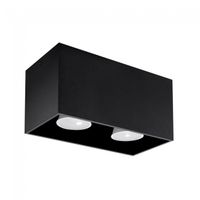 plafon de techo quad 2 luces