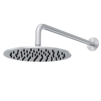 Kit De Ducha 30cm Acero Inox 316l Acabado Satinato Interior Y Exterior