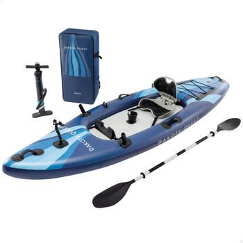 Kayak Hinchable Individual Dakota Quest Con Remo, Hinchador Y Mochila Intex